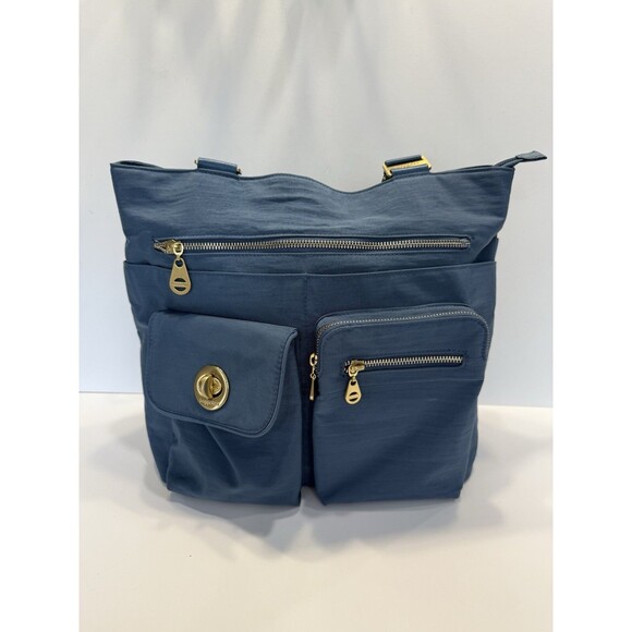 Baggallini Blue Shoulder Bag - Picture 1 of 14